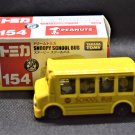 Diecast Model Bus Takara Tomy Tomica Dream Tomica No154 Snoopy Yellow School Bus