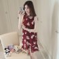 Women Casual Flora Chiffon Sleeveless A Shape Maternity Dress