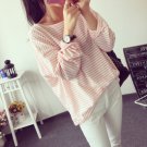 Women Loose Casual Stripes Simple Long Sleeve T-Shirt Maternity Tops