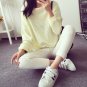 Women Loose Casual Stripes Simple Long Sleeve T-Shirt Maternity Tops
