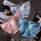 Women Low Waist Plain Color 3 Pieces One Set Panties Maternity Underwear