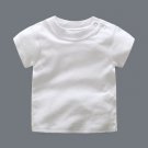 Baby Cute Boy Girl Short Sleeve Basic Plain Color T-Shirt Tops