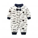 Baby Cute Girl Boy Keep Warm Mustache Thick Winter Pajamas Sleepwear
