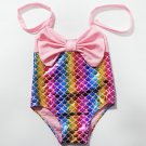 Baby Cute Girl Mermaid Princess Shiny Swimming Swimsuit