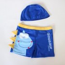 Baby Cute Boy Animal Dinosaur Cap and Shorts Creative Swimming Swimsuit