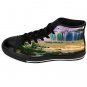 Colorful Waterfalls Unique Custom High Quality Men, Women High-top Sneakers Shoes-Free Shipping