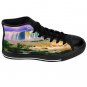 Colorful Waterfalls Unique Custom High Quality Men, Women High-top Sneakers Shoes-Free Shipping