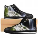 Amazing Nature Waterfall Unique Custom High Quality Men, Women High-top Sneakers Shoes-Free Shipping