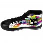 Cute Cat & Fishes Unique Custom High Quality Men, Women High-top Sneakers Shoes-Free Shipping