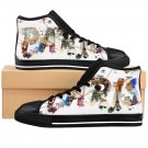 Paris Colors Letters Unique Custom High Quality Men, Women High-top Sneakers Shoes-Free Shipping