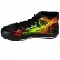 Bright Abstract Colors Unique Custom High Quality Men, Women High-top Sneakers Shoes-Free Shipping