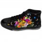 Butterflies & Flowers Unique Custom High Quality Women's High-top Sneakers Shoes-Free Shipping