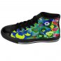 Nice Flowers Pattern Unique Custom High Quality Women's High-top Sneakers Shoes-Free Shipping