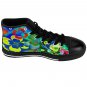 Nice Flowers Pattern Unique Custom High Quality Women's High-top Sneakers Shoes-Free Shipping