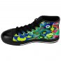 Nice Flowers Pattern Unique Custom High Quality Women's High-top Sneakers Shoes-Free Shipping