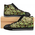 Symmetrical Green Pattern Custom High Quality Men, Women High-top Sneakers Shoes-Free Shipping