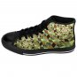 Symmetrical Green Pattern Custom High Quality Men, Women High-top Sneakers Shoes-Free Shipping