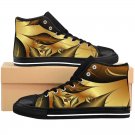 Awesome Gold Leaves Custom High Quality Men, Women High-top Sneakers Shoes-Free Shipping