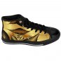 Awesome Gold Leaves Custom High Quality Men, Women High-top Sneakers Shoes-Free Shipping