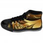 Awesome Gold Leaves Custom High Quality Men, Women High-top Sneakers Shoes-Free Shipping