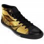 Awesome Gold Leaves Custom High Quality Men, Women High-top Sneakers Shoes-Free Shipping