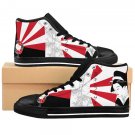 Japan Bamboo Custom High Quality Men, Women High-top Sneakers Shoes-Free Shipping