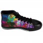 Round Circles Pattern Unique Custom High Quality Women's High-top Sneakers Shoes-Free Shipping