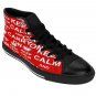 Keep Calm & Carry On Custom High Quality Men, Women High-top Sneakers Shoes-Free Shipping
