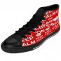 Keep Calm & Carry On Custom High Quality Men, Women High-top Sneakers Shoes-Free Shipping