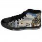 Hot Air Balloon Beautiful Scenery High Quality Men, Women High-top Sneakers Shoes-Free Shipping