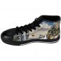Hot Air Balloon Beautiful Scenery High Quality Men, Women High-top Sneakers Shoes-Free Shipping