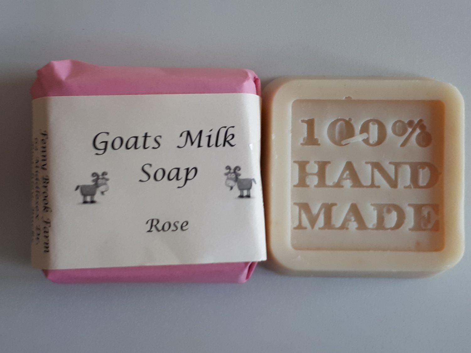 Rose Scented Goat Milk Soap (80g)