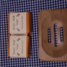 Wooden Soap Dish & Honey/Oat Goat Milk Soap (80g)