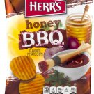 Herr's Honey BBQ Ripple Potato Chips- 2.875 oz. Bag (8 Bags)