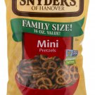 Snyder's of Hanover Family Size Pretzels 16 oz. Bags (Mini, 3 Bags)