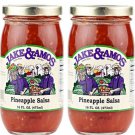Jake & Amos Pineapple Salsa Two 16oz Jars FREE SHIP!