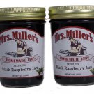 Seedless Black Raspberry Jam (Amish Made) ~ 2 / 9Oz. Jars