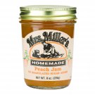 Mrs Miller's Homemade No Sugar Peach Jam 8 oz. (3 Jars)