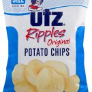 Utz Ripples Original Potato Chips 9.5 oz. Family Size Bag (3 Bags)