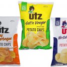 Utz Honey BBQ, Salt'n Vinegar & No Salt Family Size Potato Chip Variety 3-Pack