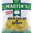 Martin's Sour Cream & Onion Potato Chips 9.5 Ounces (4 Bags)