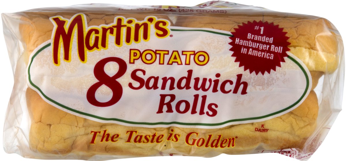 Martin's Potato Sandwich Rolls- 8pk 15 Oz (3 Packs)