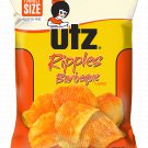 Utz Quality Foods 9 oz. Family Size Barbeque Ripples Potato Chips (3 Bags)