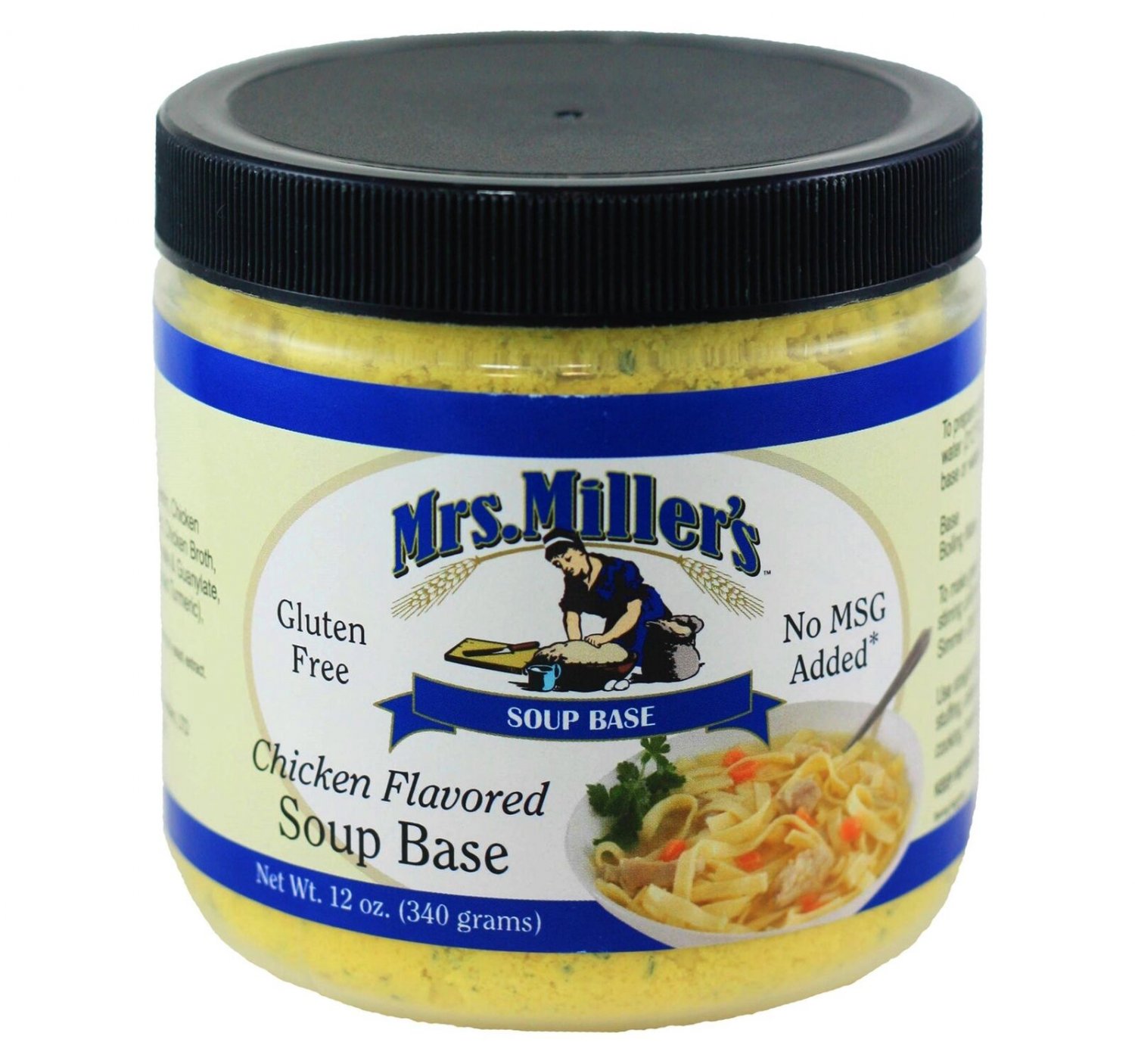 Mrs Miller S Chicken Flavored Soup Base 3 Pack 12 Oz Jars