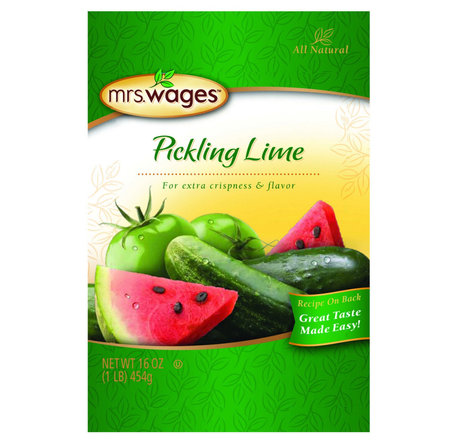 Mrs. Wages Pickling Lime, 2Pack 16 oz. Bags