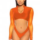 Vega Bikini Swimwear Orange Swimsuit