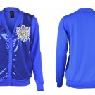 Sigma Gamma Rho Light Weight Sequence Cardigan Blue