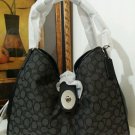 Free Shipping - NWT COACH OUTLINE SIGNATURE CARLYLE SHOULDER BAG F56221 SILVER/SMOKE/BLACK Free Shipping - NWT COACH OUTLINE SIGNATURE CARLYLE SHOULDER BAG F56221 SILVER/SMOKE/BLACK