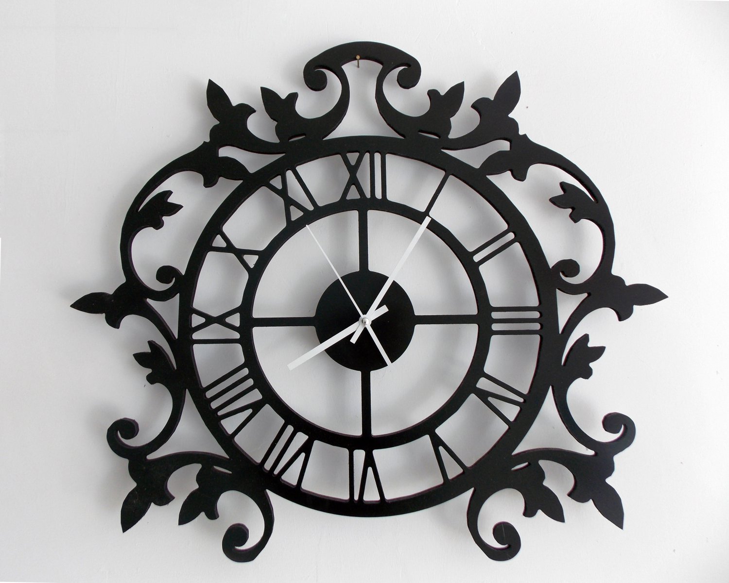 Modern Wall Clock,Large Unique Wood,Engagement Wedding Gift,Living Room ,Home decor ,Gift for Friend