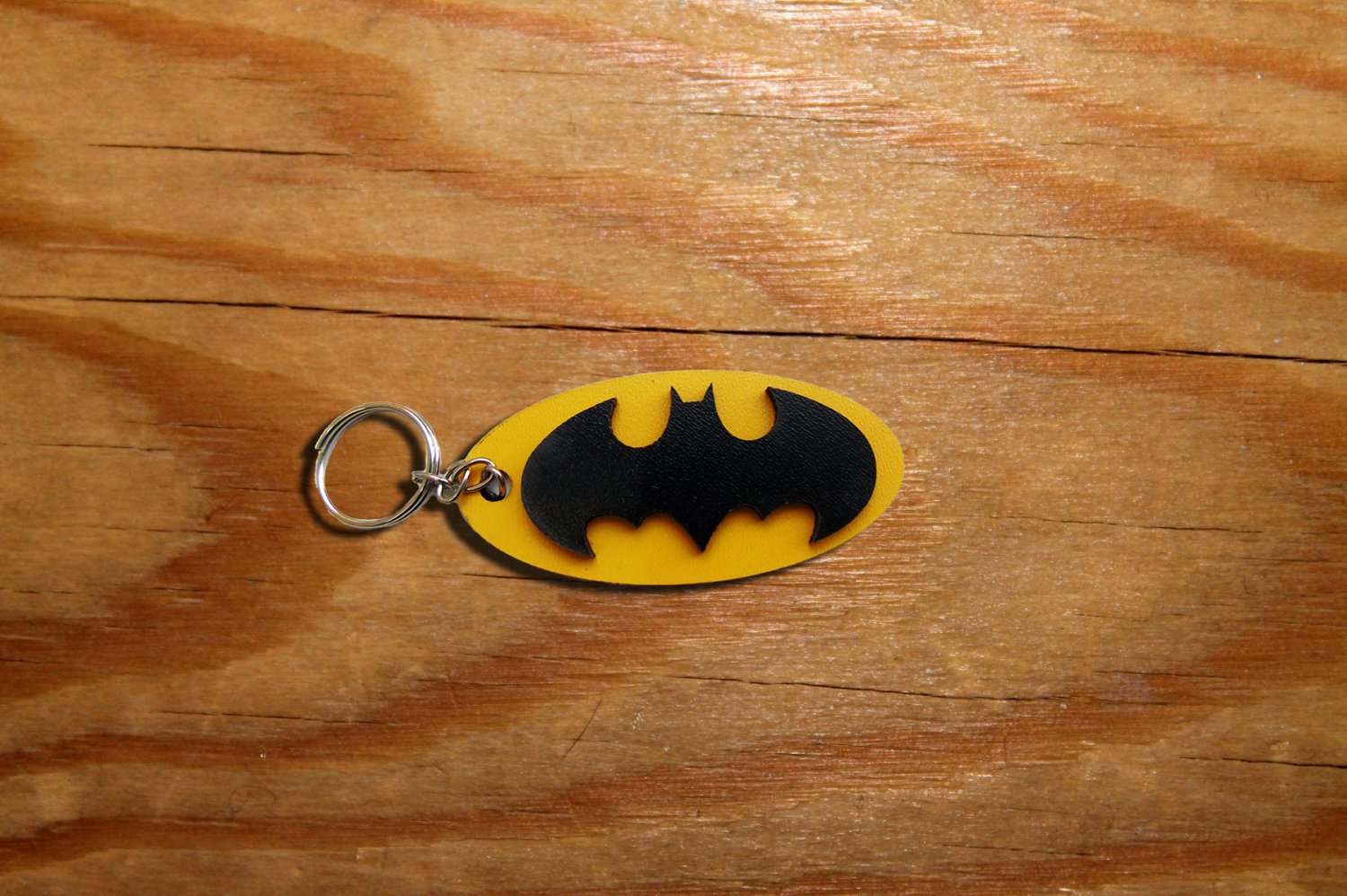 Batman Key chain , Dark knight key chain , wooden key chain, gift keychain